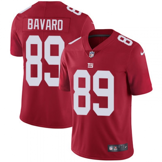 Nike Giants #89 Mark Bavaro Red Alternate Mens Stitched NFL Vapor Untouchable Limited Jersey Nike Giants #89 Mark Bavaro Red Alternate Mens Stitched NFL Vapor Untouchable Limited Jersey