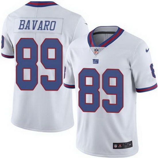 Nike Giants #89 Mark Bavaro White Mens Stitched NFL Limited Rush Jersey Nike Giants #89 Mark Bavaro White Mens Stitched NFL Limited Rush Jersey