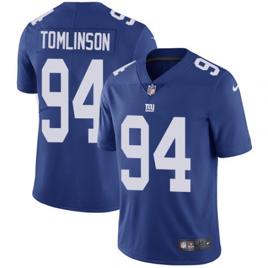 Nike Giants #94 Dalvin Tomlinson Royal Blue Team Color Mens Stitched NFL Vapor Untouchable Limited Jersey Nike Giants #94 Dalvin Tomlinson Royal Blue Team Color Mens Stitched NFL Vapor Untouchable Limited Jersey
