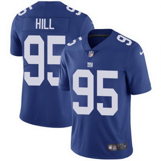 Nike Giants #95 B J Hill Royal Blue Team Color Mens Stitched NFL Vapor Untouchable Limited Jersey Nike Giants #95 B J Hill Royal Blue Team Color Mens Stitched NFL Vapor Untouchable Limited Jersey