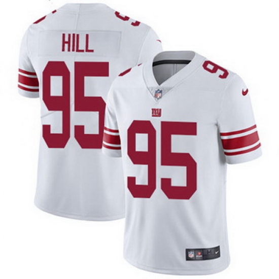 Nike Giants #95 B J Hill White Mens Stitched NFL Vapor Untouchable Limited Jersey Nike Giants #95 B J Hill White Mens Stitched NFL Vapor Untouchable Limited Jersey
