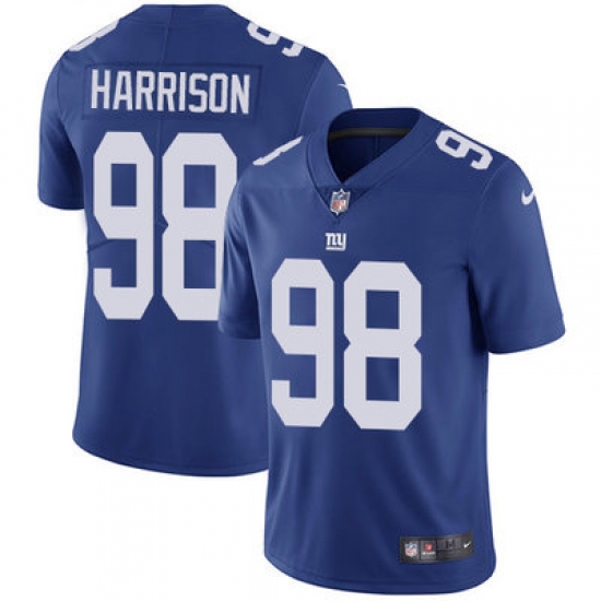 Nike Giants #98 Damon Harrison Royal Blue Team Color Mens Stitched NFL Vapor Untouchable Limited Jersey Nike Giants #98 Damon Harrison Royal Blue Team Color Mens Stitched NFL Vapor Untouchable Limited Jersey