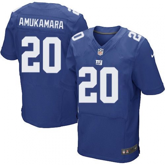 Nike New York Giants #20 Prince Amukamara Royal Blue Team Color Men 27s Stitched NFL Elite Jersey Nike New York Giants #20 Prince Amukamara Royal Blue Team Color Men 27s Stitched NFL Elite Jersey