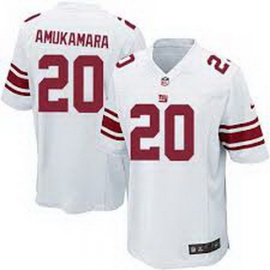 Nike New York Giants #20 Prince Amukamara White Mens Stitched NFL Elite Jersey Nike New York Giants #20 Prince Amukamara White Mens Stitched NFL Elite Jersey