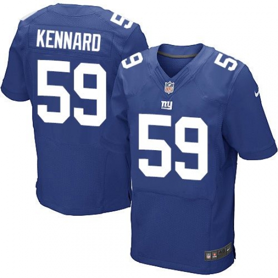 Nike New York Giants #59 Devon Kennard Royal Blue Team Color Men 27s Stitched NFL Elite Jersey Nike New York Giants #59 Devon Kennard Royal Blue Team Color Men 27s Stitched NFL Elite Jersey
