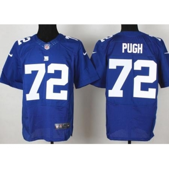 Nike New York Giants 72 Justin Pugh Blue Elite NFL Jersey Nike New York Giants 72 Justin Pugh Blue Elite NFL Jersey
