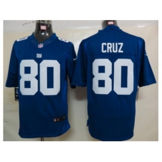 Nike New York Giants 80 Victor Cruz Blue Limited NFL Jersey Nike New York Giants 80 Victor Cruz Blue Limited NFL Jersey