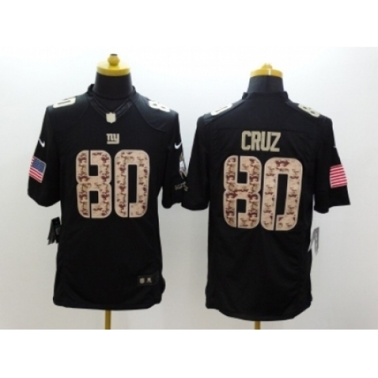 Nike New York Giants 80 Victor Cruz black Limited Salute to Service NFL Jersey Nike New York Giants 80 Victor Cruz black Limited Salute to Service NFL Jersey