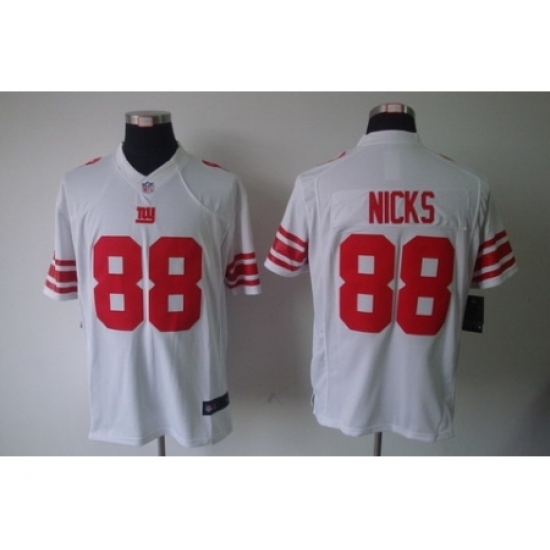 Nike New York Giants 88 Hakeem Nicks White Limited NFL Jersey Nike New York Giants 88 Hakeem Nicks White Limited NFL Jersey