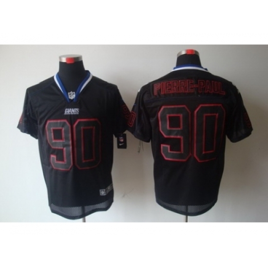 Nike New York Giants 90 Jason Pierre-Paul Black Elite Lights Out NFL Jersey Nike New York Giants 90 Jason Pierre-Paul Black Elite Lights Out NFL Jersey