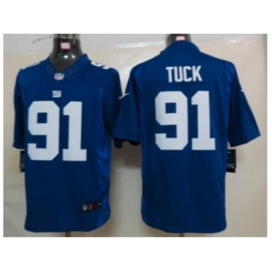 Nike New York Giants 91 Justin Tuck Blue Limited NFL Jersey Nike New York Giants 91 Justin Tuck Blue Limited NFL Jersey