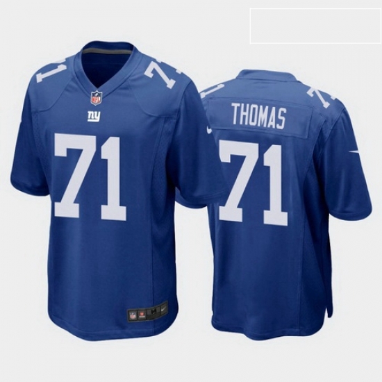 men andrew thomas new york giants royal game jersey 2020 men andrew thomas new york giants royal game jersey 2020