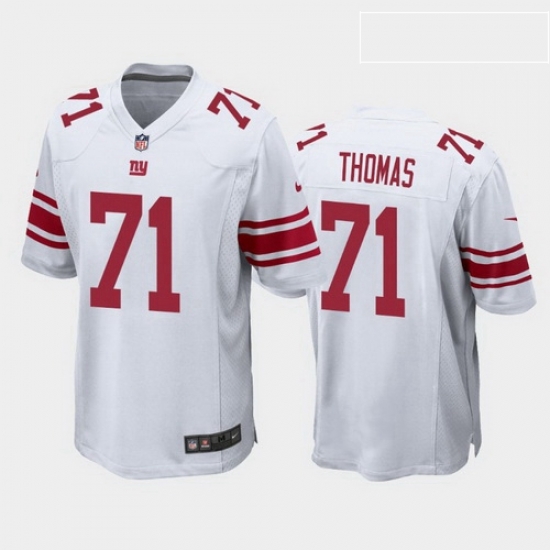 men andrew thomas new york giants white game jersey 2020 men andrew thomas new york giants white game jersey 2020