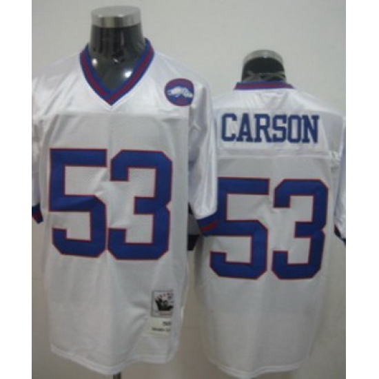 nfl New York Giants 53 Harry Carson throwback White nfl New York Giants 53 Harry Carson throwback White