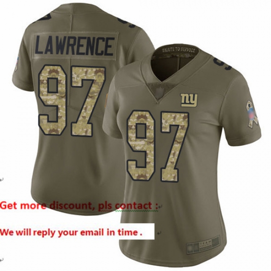 Giants 97 Dexter Lawrence Olive Camo Women Stitched Football Limited 2017 Salute to Service Jersey Giants 97 Dexter Lawrence Olive Camo Women Stitched Football Limited 2017 Salute to Service Jersey