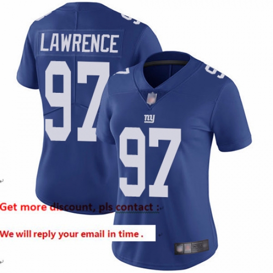 Giants 97 Dexter Lawrence Royal Blue Team Color Women Stitched Football Vapor Untouchable Limited Jersey Giants 97 Dexter Lawrence Royal Blue Team Color Women Stitched Football Vapor Untouchable Limited Jersey