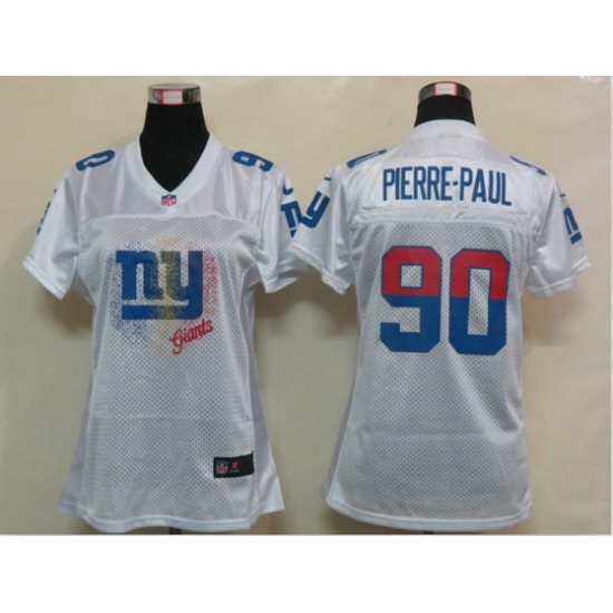 NEW Womens New York Giants 90 Pierre-Paul White Jerseys NEW Womens New York Giants 90 Pierre-Paul White Jerseys