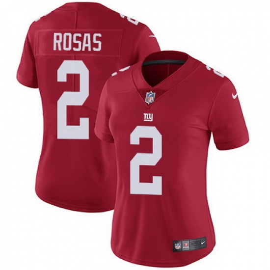 Nike Giants 2 Aldrick Rosas Red Alternate Womens Stitched NFL Vapor Untouchable Limited Jersey Nike Giants 2 Aldrick Rosas Red Alternate Womens Stitched NFL Vapor Untouchable Limited Jersey