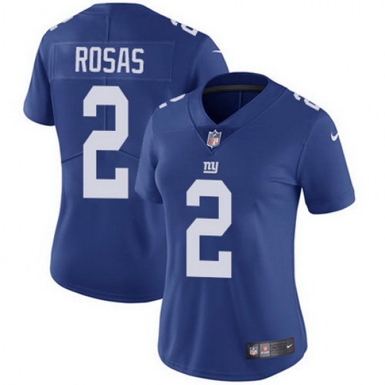 Nike Giants 2 Aldrick Rosas Royal Blue Team Color Womens Stitched NFL Vapor Untouchable Limited Jersey Nike Giants 2 Aldrick Rosas Royal Blue Team Color Womens Stitched NFL Vapor Untouchable Limited Jersey