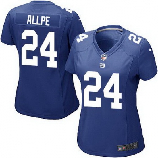 Nike Giants #24 Eli Apple Royal Blue Team Color Women Stitched NFL Elite Jersey Nike Giants #24 Eli Apple Royal Blue Team Color Women Stitched NFL Elite Jersey