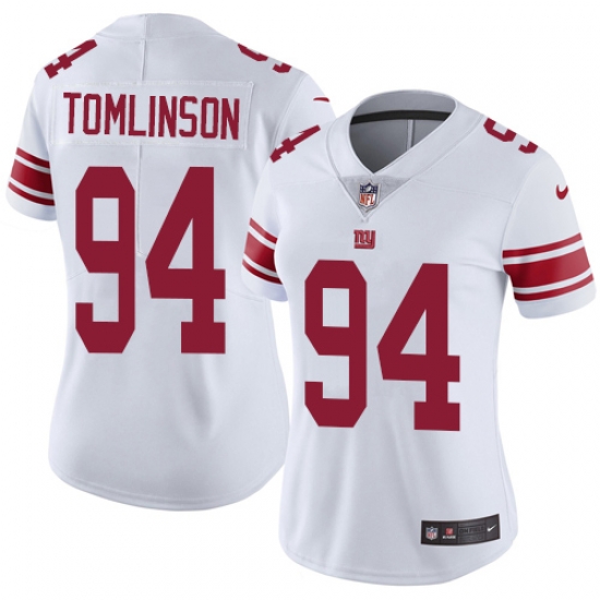 Nike Giants #94 Dalvin Tomlinson White Womens Stitched NFL Vapor Untouchable Limited Jersey Nike Giants #94 Dalvin Tomlinson White Womens Stitched NFL Vapor Untouchable Limited Jersey
