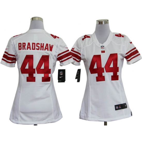 Women Nike New York Giants 44 Ahmad Bradshaw White Jerseys Women Nike New York Giants 44 Ahmad Bradshaw White Jerseys
