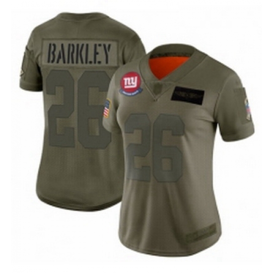 Womens New York Giants 26 Saquon Barkley Limited Camo 2019 Salute to Service Football Jersey Womens New York Giants 26 Saquon Barkley Limited Camo 2019 Salute to Service Football Jersey
