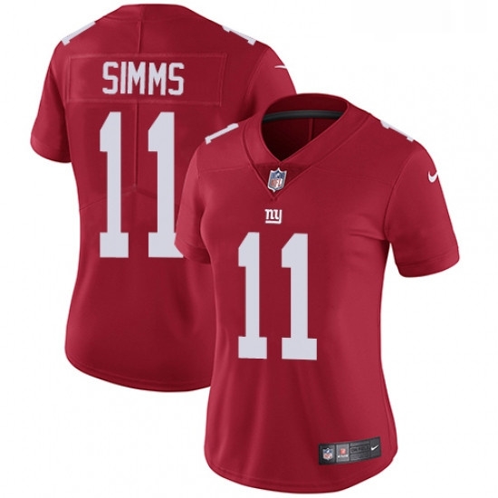 Womens Nike New York Giants 11 Phil Simms Elite Red Alternate NFL Jersey Womens Nike New York Giants 11 Phil Simms Elite Red Alternate NFL Jersey