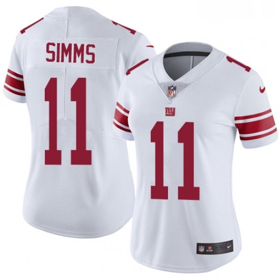 Womens Nike New York Giants 11 Phil Simms Elite White NFL Jersey Womens Nike New York Giants 11 Phil Simms Elite White NFL Jersey