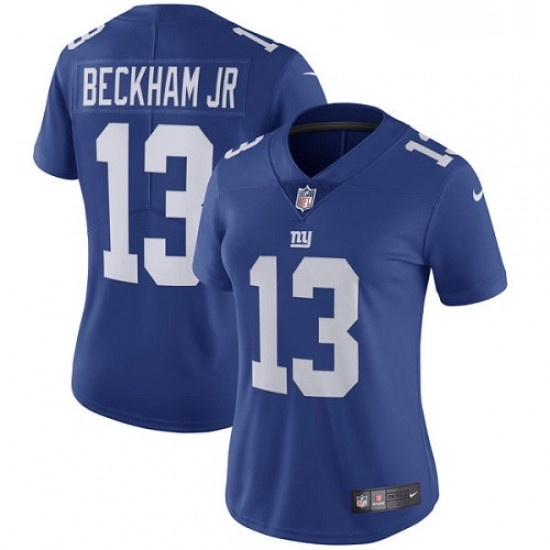 Womens Nike New York Giants 13 Odell Beckham Jr Elite Royal Blue Team Color NFL Jersey Womens Nike New York Giants 13 Odell Beckham Jr Elite Royal Blue Team Color NFL Jersey