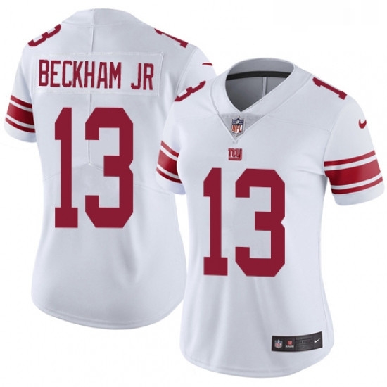 Womens Nike New York Giants 13 Odell Beckham Jr White Vapor Untouchable Limited Player NFL Jersey Womens Nike New York Giants 13 Odell Beckham Jr White Vapor Untouchable Limited Player NFL Jersey