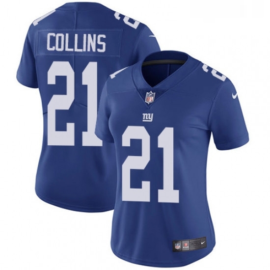 Womens Nike New York Giants 21 Landon Collins Royal Blue Team Color Vapor Untouchable Limited Player NFL Jersey Womens Nike New York Giants 21 Landon Collins Royal Blue Team Color Vapor Untouchable Limited Player NFL Jersey