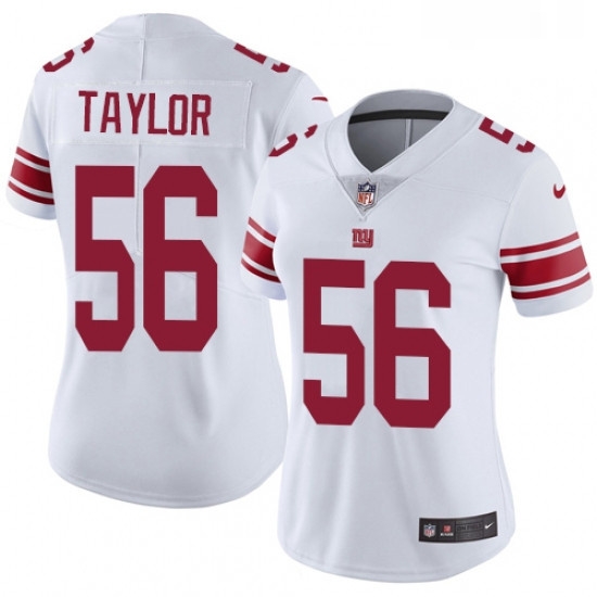 Womens Nike New York Giants 56 Lawrence Taylor Elite White NFL Jersey Womens Nike New York Giants 56 Lawrence Taylor Elite White NFL Jersey