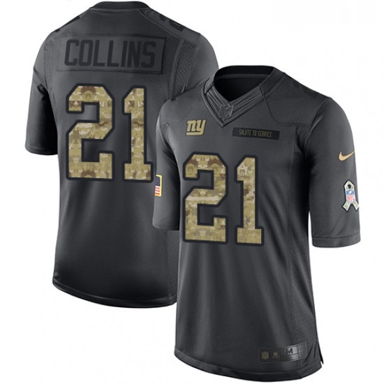 Youth Nike New York Giants 21 Landon Collins Limited Black 2016 Salute to Service NFL Jersey Youth Nike New York Giants 21 Landon Collins Limited Black 2016 Salute to Service NFL Jersey