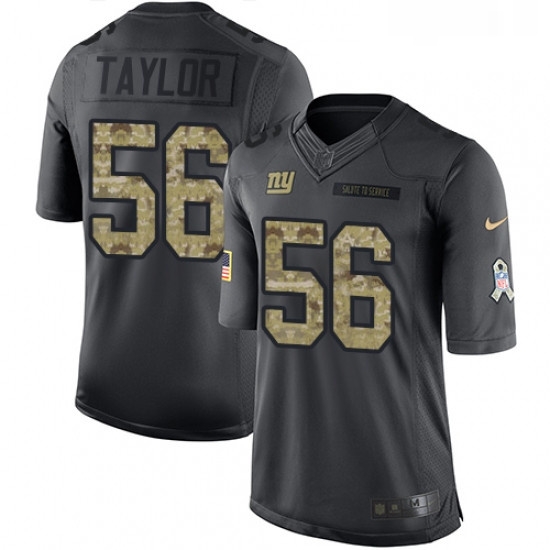 Youth Nike New York Giants 56 Lawrence Taylor Limited Black 2016 Salute to Service NFL Jersey Youth Nike New York Giants 56 Lawrence Taylor Limited Black 2016 Salute to Service NFL Jersey