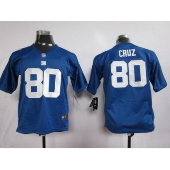 Youth Nike New York Giants #80 Victor Cruz Blue Nike NFL Jerseys Youth Nike New York Giants #80 Victor Cruz Blue Nike NFL Jerseys