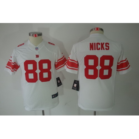 Youth Nike New York Giants 88# Hakeem Nicks White Limited Jerseys Youth Nike New York Giants 88# Hakeem Nicks White Limited Jerseys