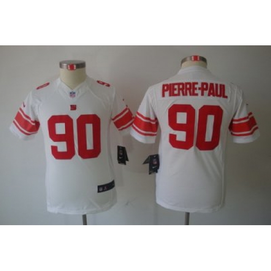 Youth Nike New York Giants 90 Pierre-Paul White Limited Jerseys Youth Nike New York Giants 90 Pierre-Paul White Limited Jerseys