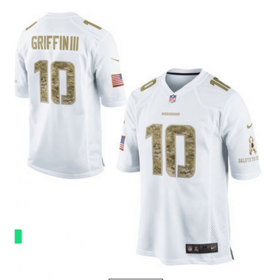 MENS WASHINGTON REDSKINS ROBERT GRIFFIN III NIKE WHITE SALUTE TO SERVICE GAME JERSEY MENS WASHINGTON REDSKINS ROBERT GRIFFIN III NIKE WHITE SALUTE TO SERVICE GAME JERSEY