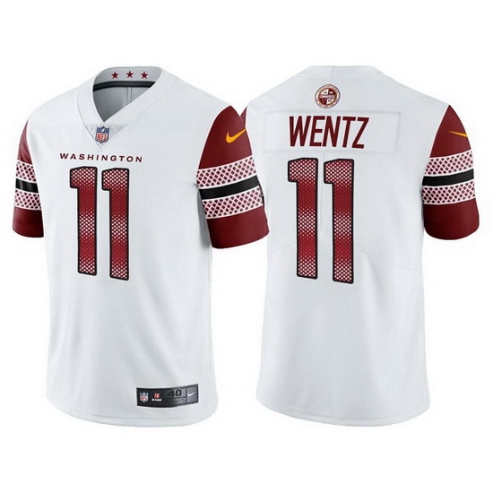 Men Washington Commanders 11 Carson Wentz 2022 White Vapor Untouchable Stitched jersey Men Washington Commanders 11 Carson Wentz 2022 White Vapor Untouchable Stitched jersey