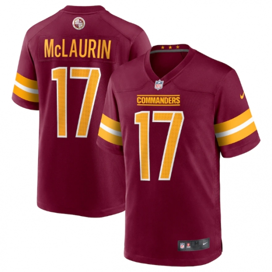 Men Washington Commanders 17 Terry McLaurin 2022 Burgundy Game Stitched Jersey Men Washington Commanders 17 Terry McLaurin 2022 Burgundy Game Stitched Jersey