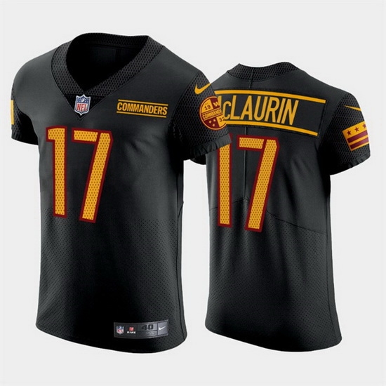 Men Washington Commanders 17 Terry McLaurin Black Elite Stitched jersey Men Washington Commanders 17 Terry McLaurin Black Elite Stitched jersey