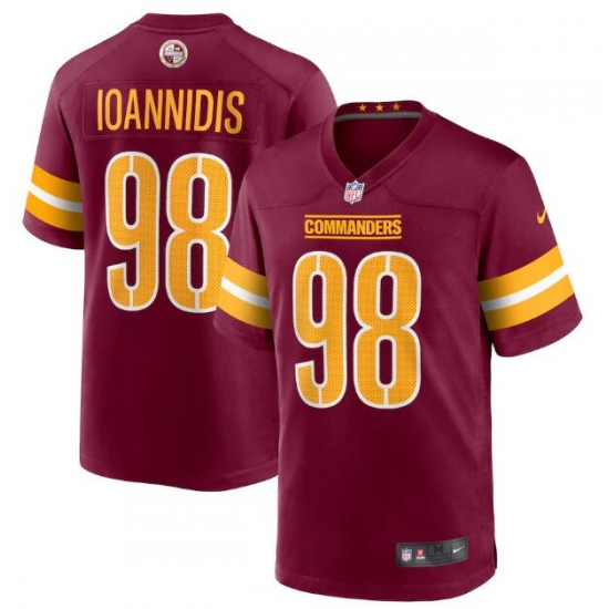 Men Washington Commanders 98 Matt Ioannidis 2022 Burgundy Game Stitched Jersey Men Washington Commanders 98 Matt Ioannidis 2022 Burgundy Game Stitched Jersey