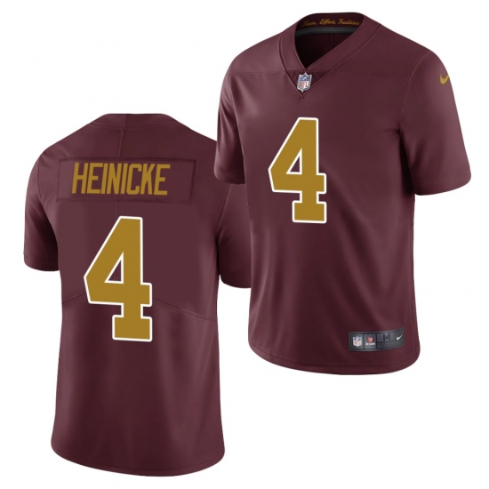 Men Washington Football Team 4 Taylor Heinicke Burgundy 2021 Vapor Limited Alternate Jersey Men Washington Football Team 4 Taylor Heinicke Burgundy 2021 Vapor Limited Alternate Jersey