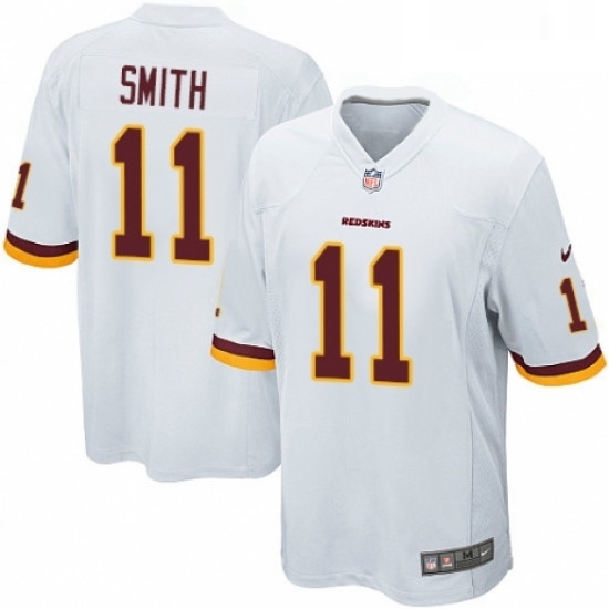Mens Nike Washington Redskins 11 Alex Smith Game White NFL Jersey Mens Nike Washington Redskins 11 Alex Smith Game White NFL Jersey