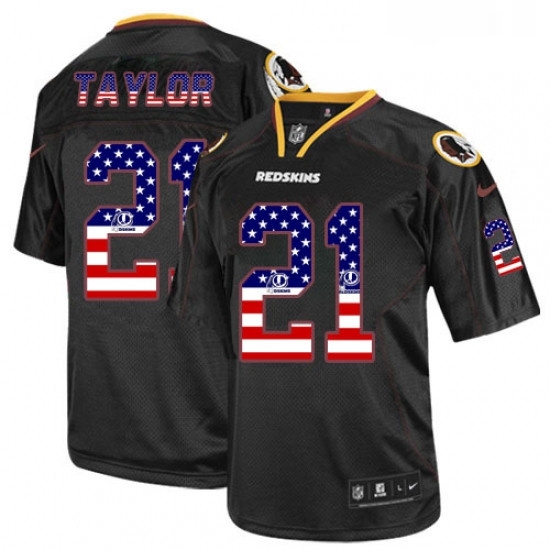 Mens Nike Washington Redskins 21 Sean Taylor Elite Black USA Flag Fashion NFL Jersey Mens Nike Washington Redskins 21 Sean Taylor Elite Black USA Flag Fashion NFL Jersey