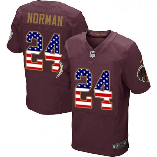 Mens Nike Washington Redskins 24 Josh Norman Elite Burgundy Red Alternate USA Flag Fashion NFL Jersey Mens Nike Washington Redskins 24 Josh Norman Elite Burgundy Red Alternate USA Flag Fashion NFL Jersey