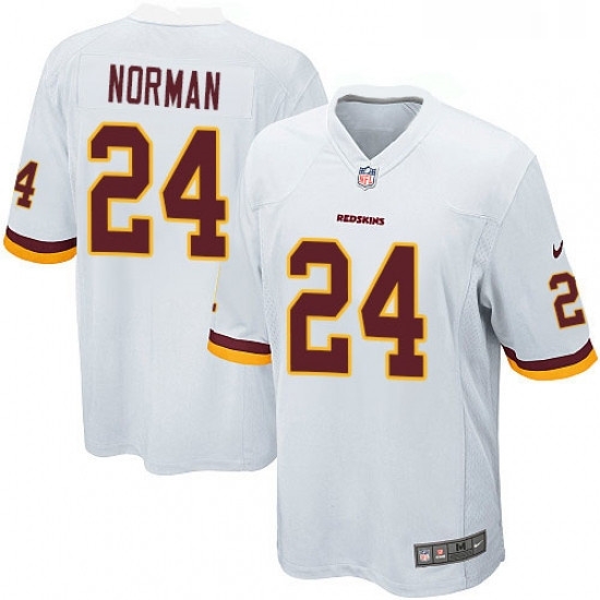 Mens Nike Washington Redskins 24 Josh Norman Game White NFL Jersey Mens Nike Washington Redskins 24 Josh Norman Game White NFL Jersey