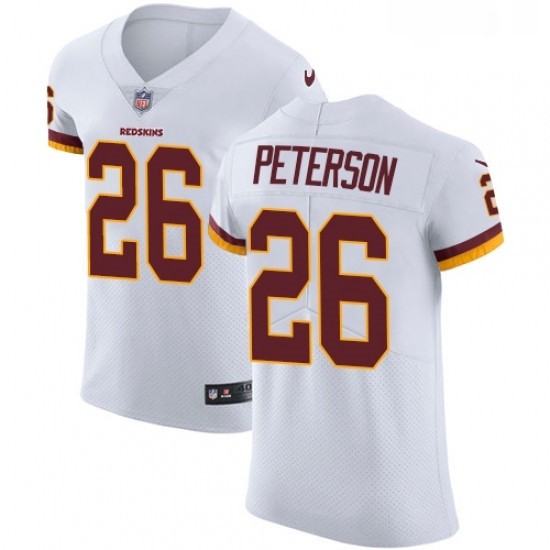 Mens Nike Washington Redskins 26 Adrian Peterson White Vapor Untouchable Elite Player NFL Jersey Mens Nike Washington Redskins 26 Adrian Peterson White Vapor Untouchable Elite Player NFL Jersey