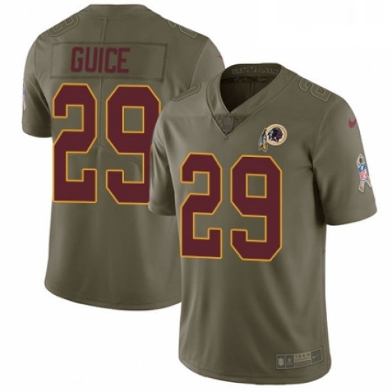 Mens Nike Washington Redskins 29 Derrius Guice Limited Olive 2017 Salute to Service NFL Jersey Mens Nike Washington Redskins 29 Derrius Guice Limited Olive 2017 Salute to Service NFL Jersey